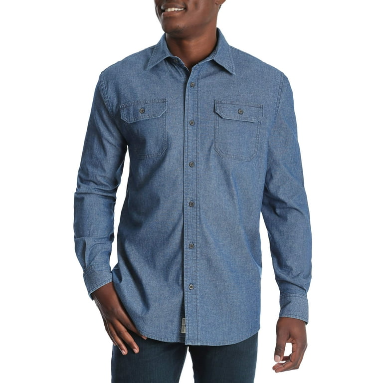 Wrangler large best sale tall shirt