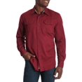 thumbnail image 1 of Wrangler Men's and Big & Tall Long Sleeve Stretch Twill Shirt, up to Size 3XLT, 1 of 3