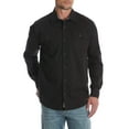 thumbnail image 1 of Wrangler Men's and Big & Tall Long Sleeve Stretch Twill Shirt, up to Size 3XLT, 1 of 3