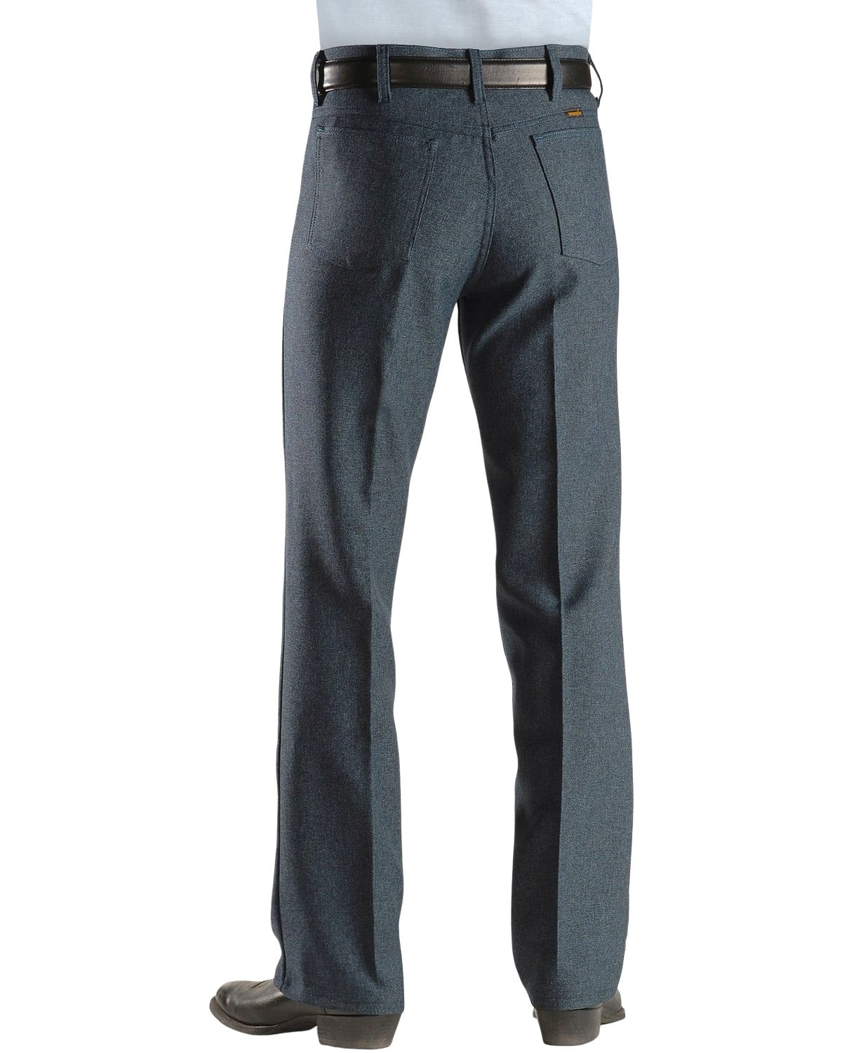 Wrangler Men's wrancher dress Regular fit Jean, heather blue