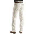 thumbnail image 1 of Wrangler Men's 936 High Rise Prewashed Cowboy Cut Slim Straight Jeans White 32W x 34L  US, 1 of 2