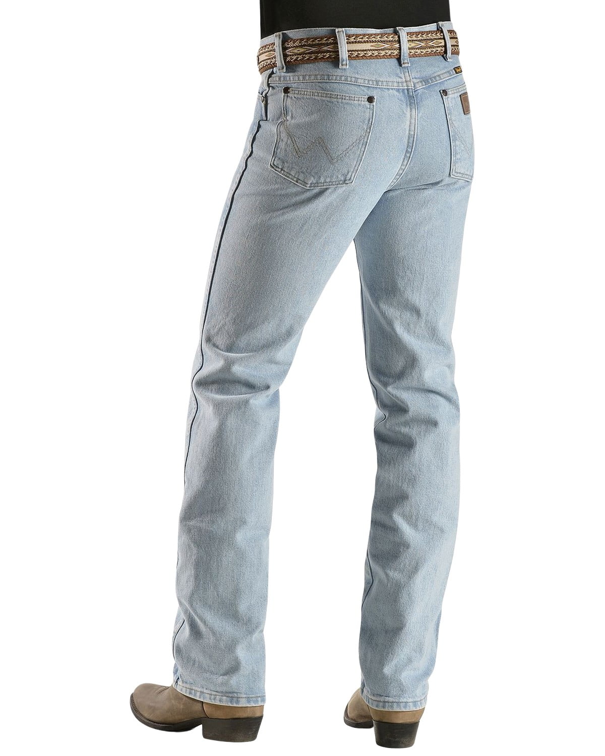 Wrangler Men's 936 Slim High Rise Slim Fit Boot Cut Jeans - Prewashed Indigo
