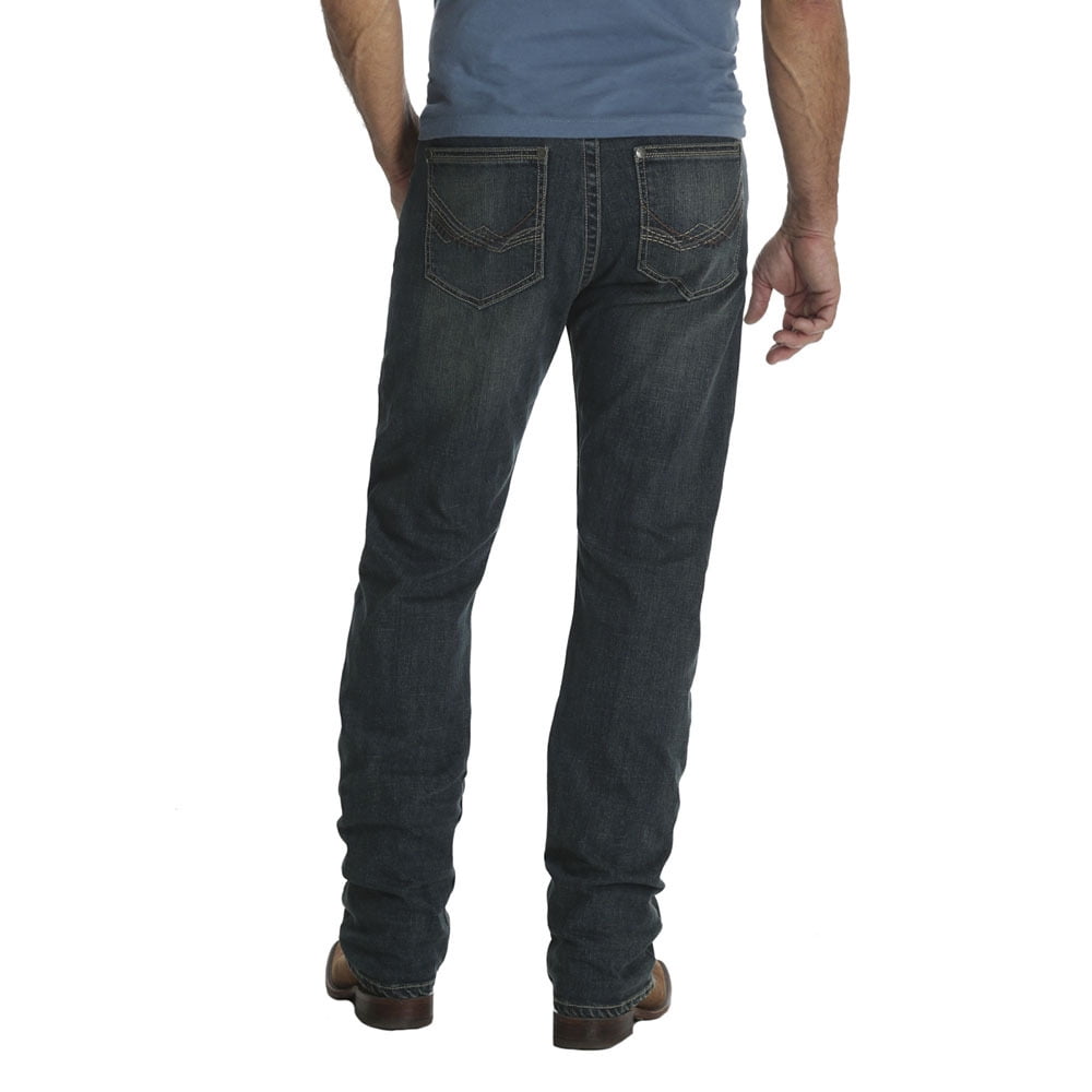 Wrangler Mens 20X Slim Straight Leg McAllen Wash Jeans Denim 36x34 