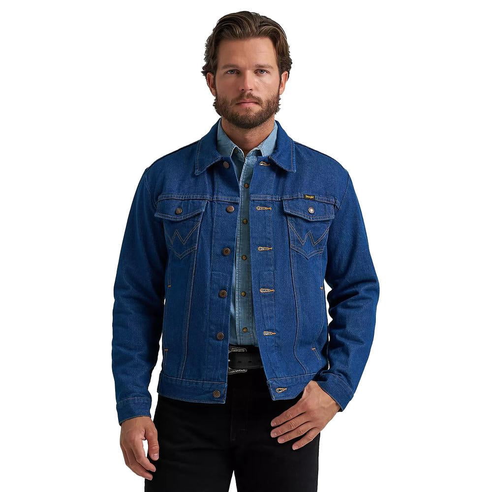 Wrangler® Men's Cowboy Cut Dark Wash Denim Jacket 74145PW