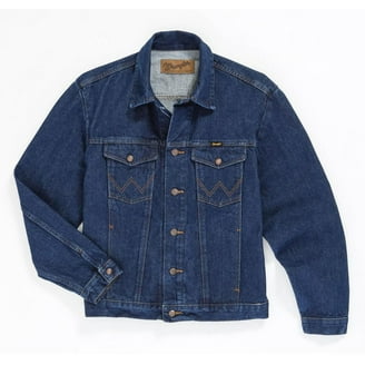 Wrangler　Coating Denim Trucker Jacket Wrangler Trucker Jacket - Classic Regular Fit - Walmart.com