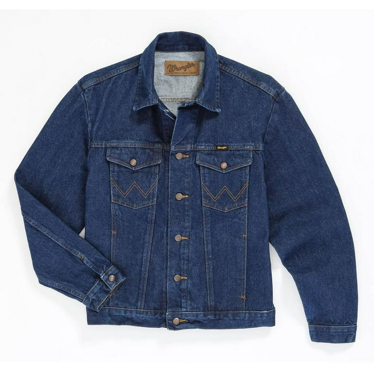Wrangler　Coating Denim Trucker Jacket Wrangler Men's Denim Trucker Jacket - Walmart.com