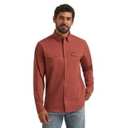 Wrangler Mens ATG Mahogany Live In Shirt