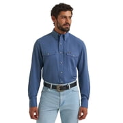 Wrangler Mens ATG Vintage Indigo Shirt