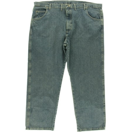 Wrangler Men's Rugged Wear Relaxed Fit Straight Leg Jeans Mediterranean W32 L34