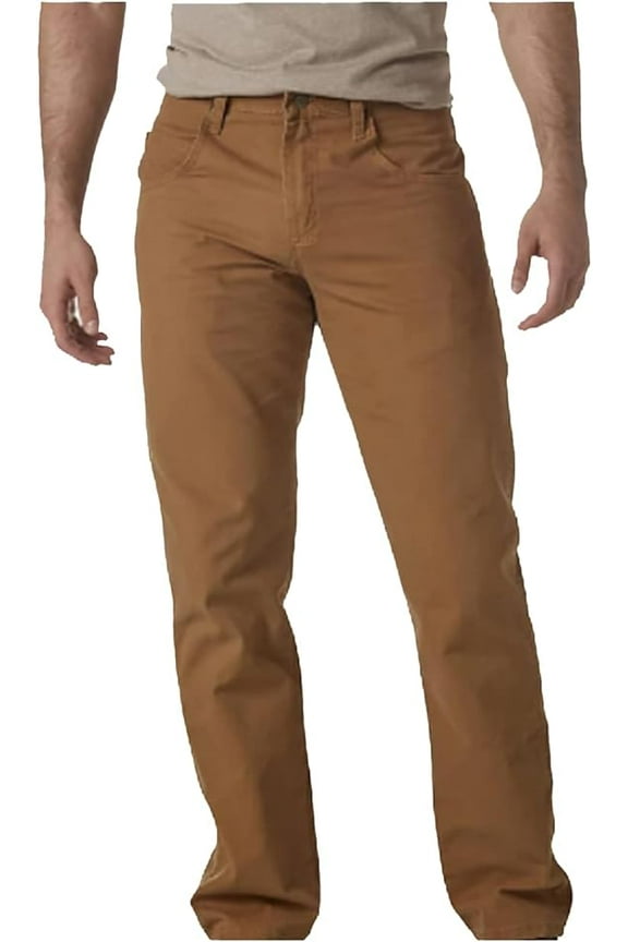 Mens Big & Tall Rugged Wear Reg Straight Fit Acorn Canvas 48 x 32