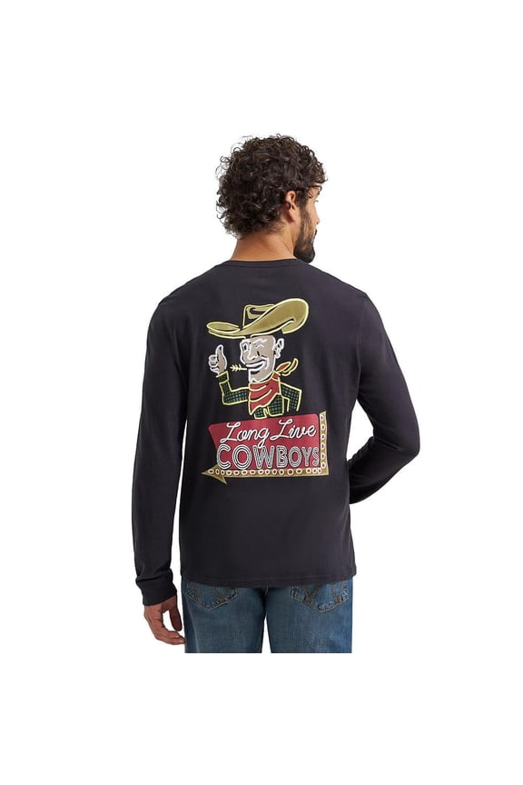 Mens Black Beauty L/S Graphic Tee