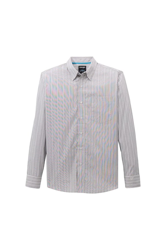 Mens Cody Johnson Grey Stripe Shirt