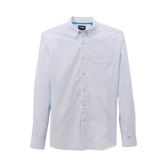 Wrangler Mens Cody Johnson White Print Shirt