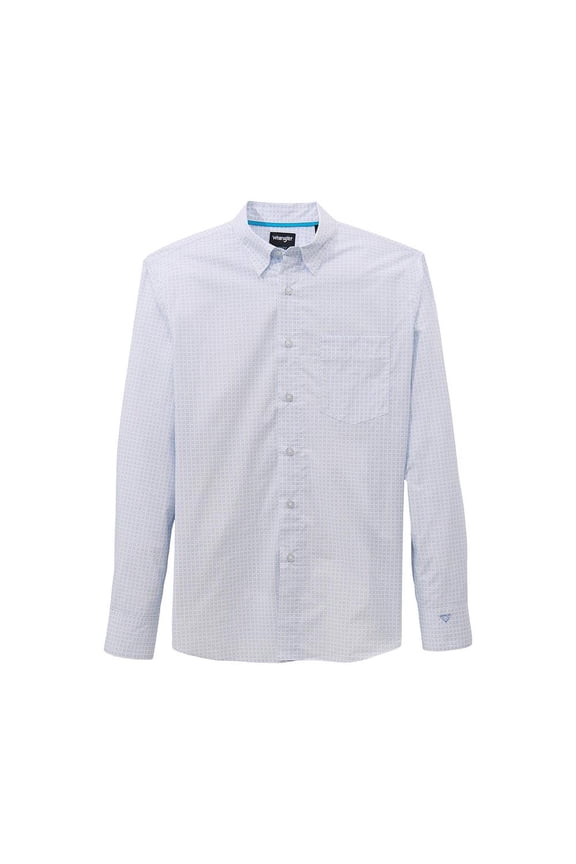 Mens Cody Johnson White Print Shirt