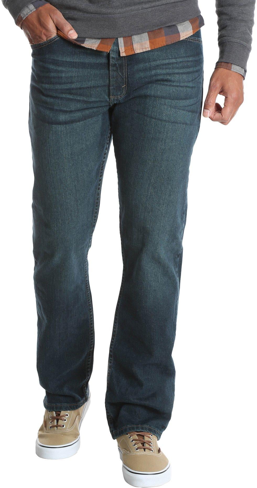 Wrangler Mens Comfort Flex Denim Regular Fit Jeans - Walmart.com