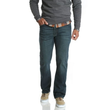 Wrangler Mens Comfort Flex Denim Regular Fit Jeans