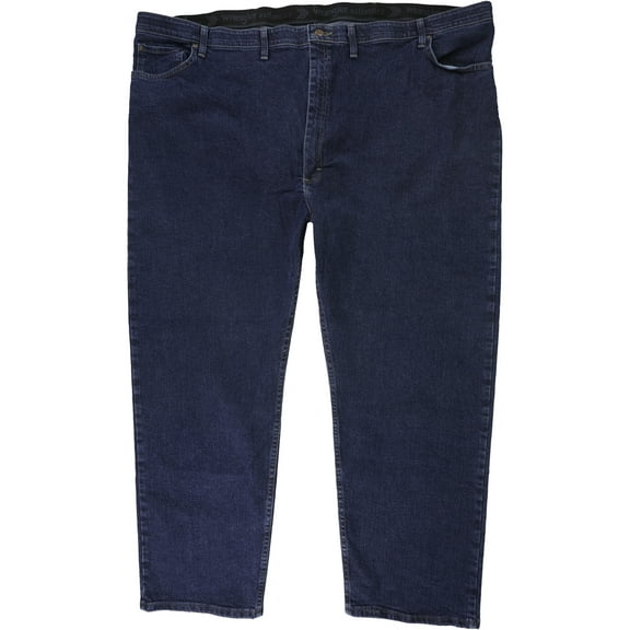 Wrangler Mens Comfort Waist Regular Fit Jeans, Blue, 54W x 30L