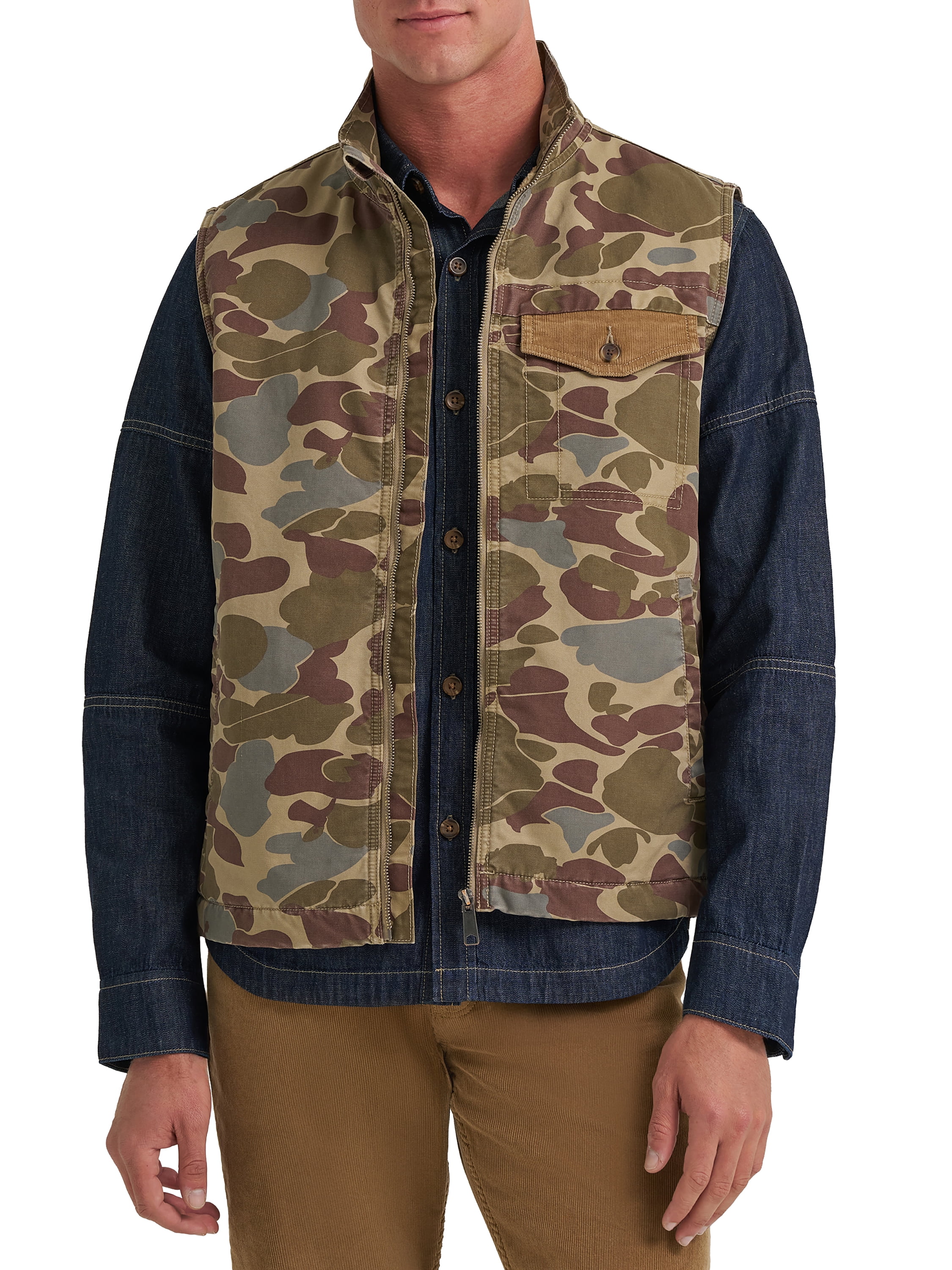Wrangler Mens Corduroy Barn Vest