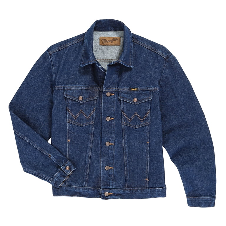 Wrangler® Men's Cowboy Cut Dark Wash Denim Jacket 74145PW