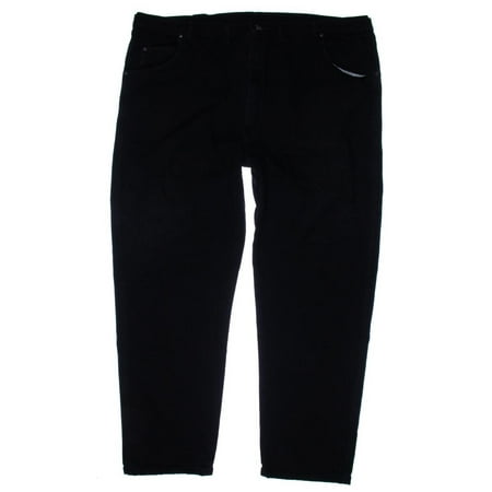 Wrangler Mens Denim Relaxed Fit Straight Leg Jeans