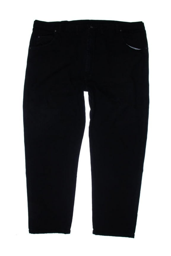 Mens Denim Relaxed Fit Straight Leg Jeans