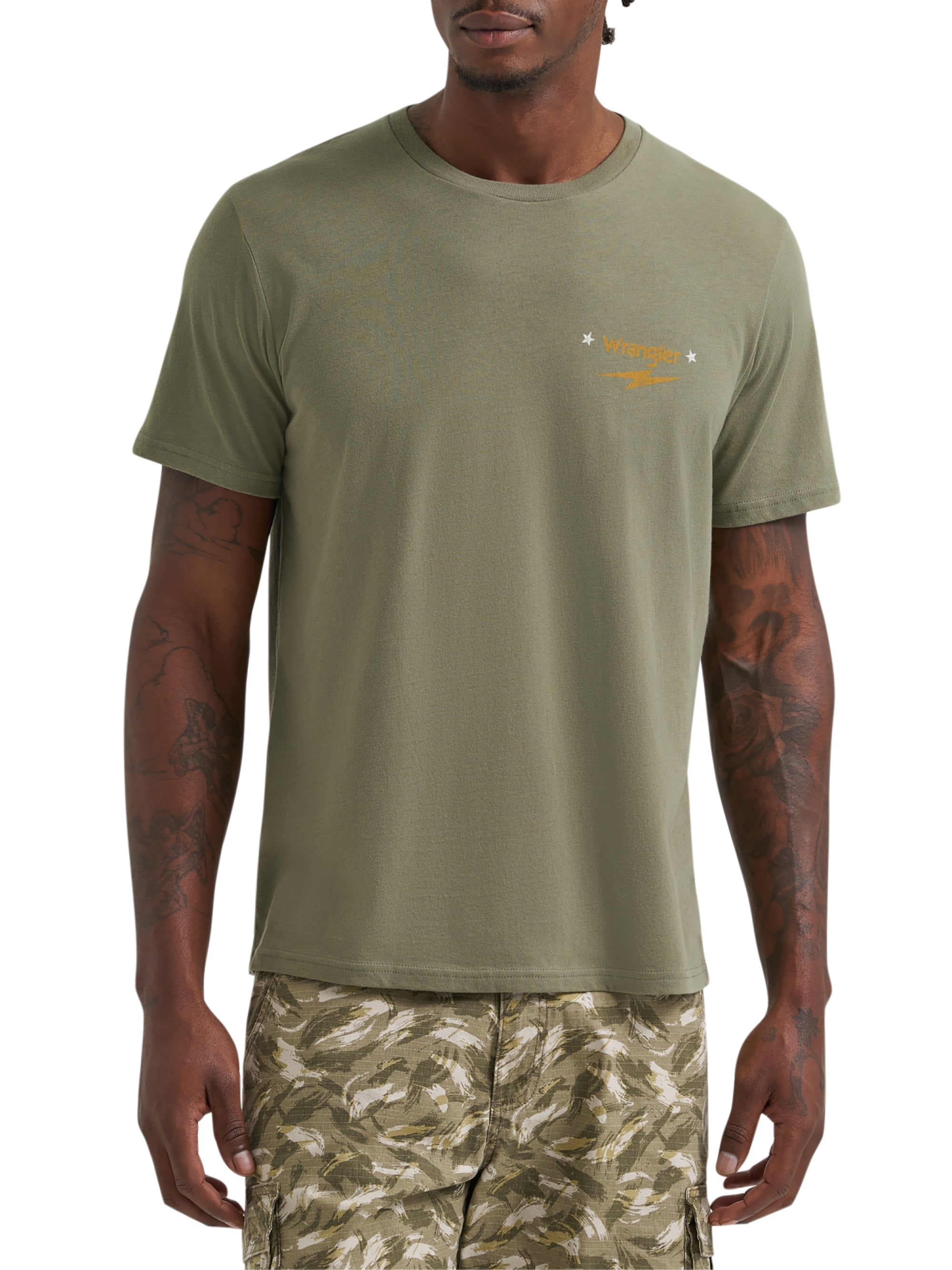 Wrangler® Men's and Big Men's Regular Fit Short Sleeve Graphic Tee, Sizes S-3XL