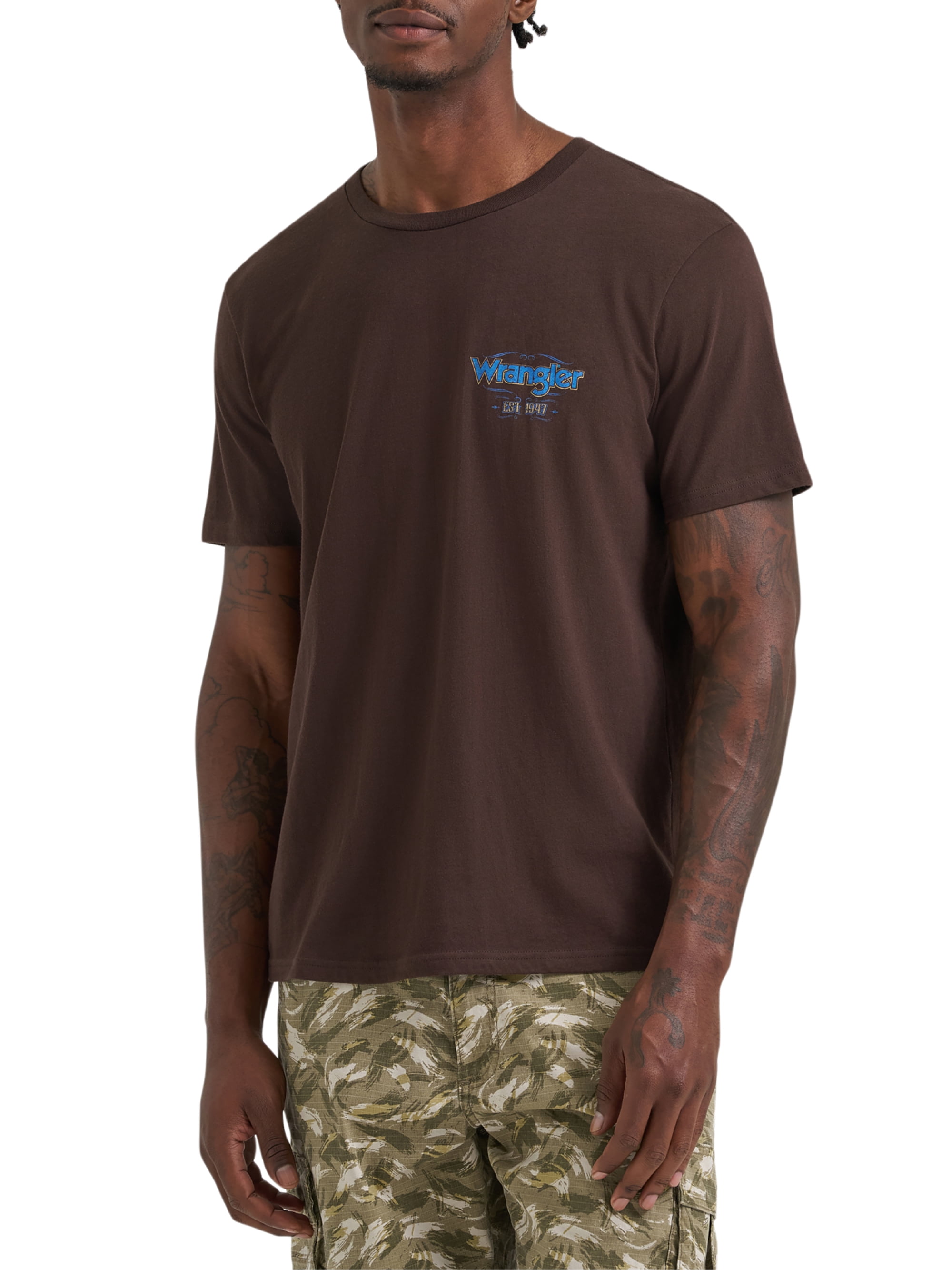 Wrangler® Men's and Big Men's Regular Fit Short Sleeve Graphic Tee, Sizes S-3XL