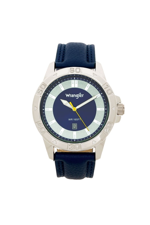 Mens Grey/ Watch 46mm Blue