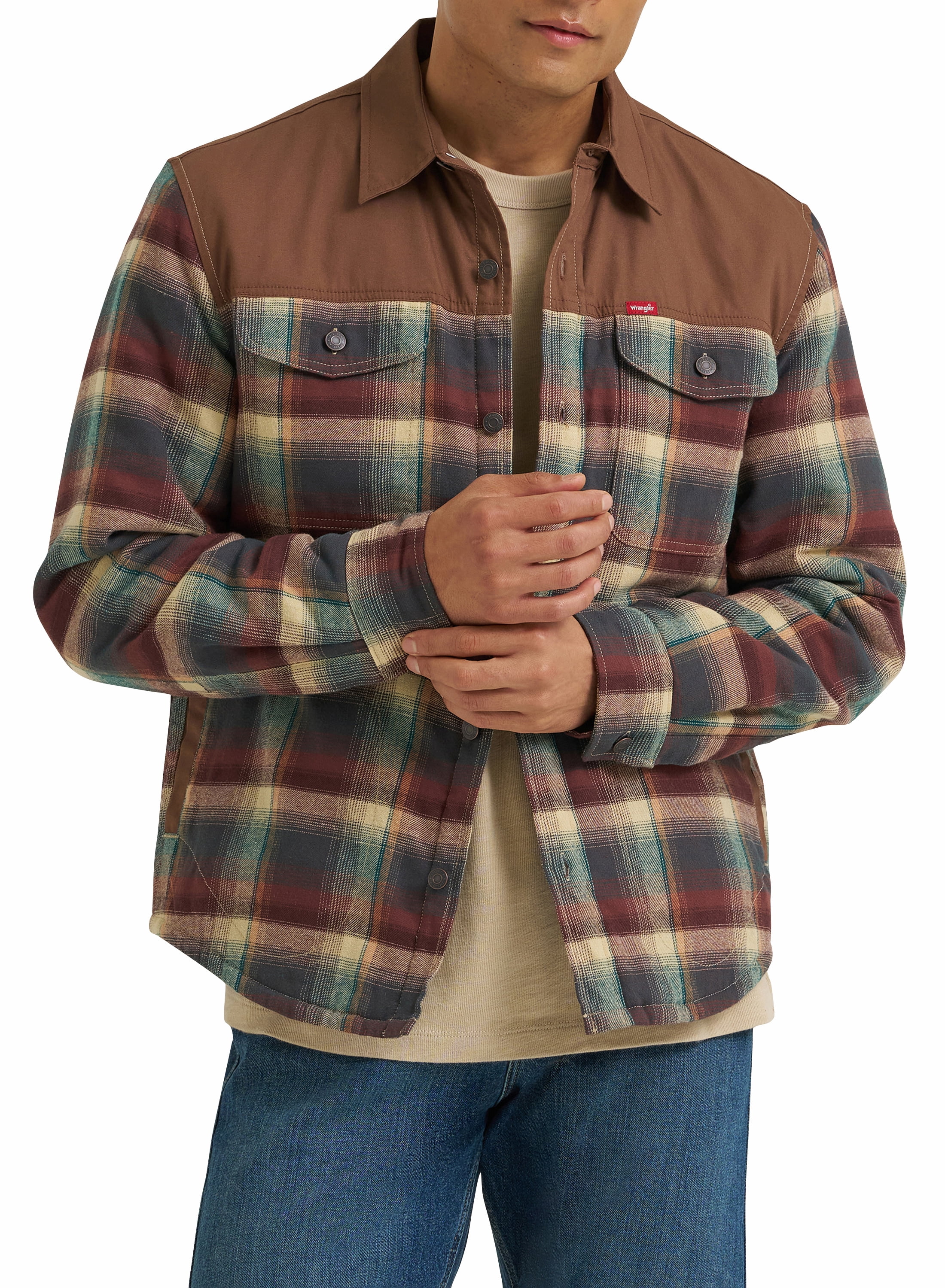 Wrangler® Men's Heavyweight Quilt-Lined Shirt Jacket