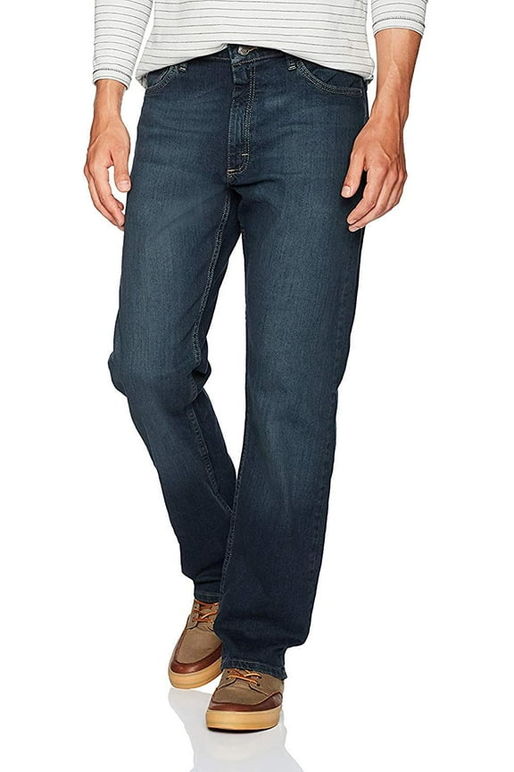 Mens Jeans 42X29 5-Pocket Relaxed Straight Stretch