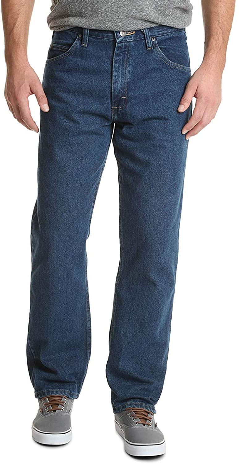 Wrangler Mens Jeans 42X32 Authentic Relaxed Fit Five-Pocket - Walmart.com