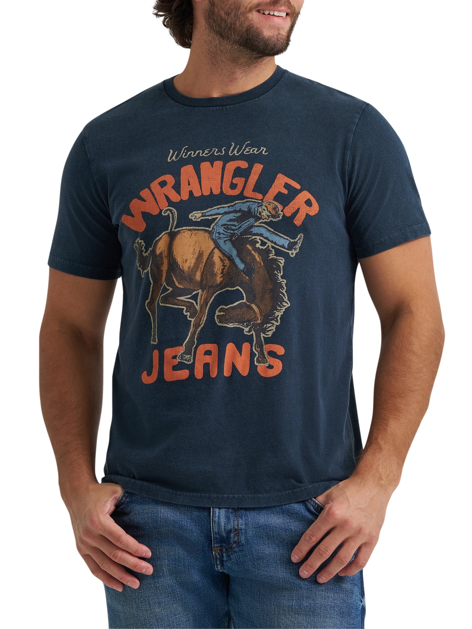 Wrangler® Men's and Big Men's Regular Fit Short Sleeve Graphic Tee, Sizes S-3XL