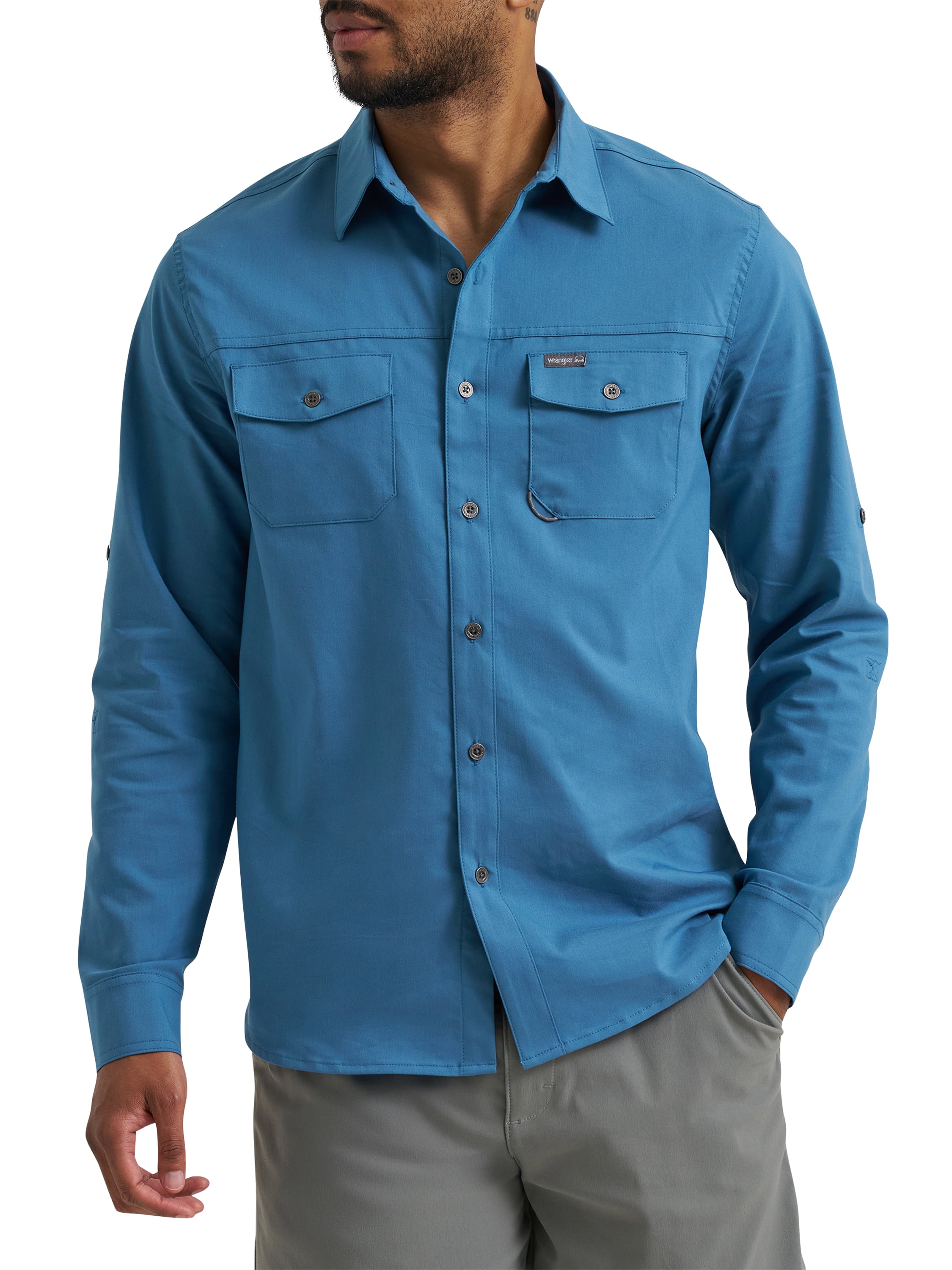 Wrangler Mens Long Sleeve All Season Stretch