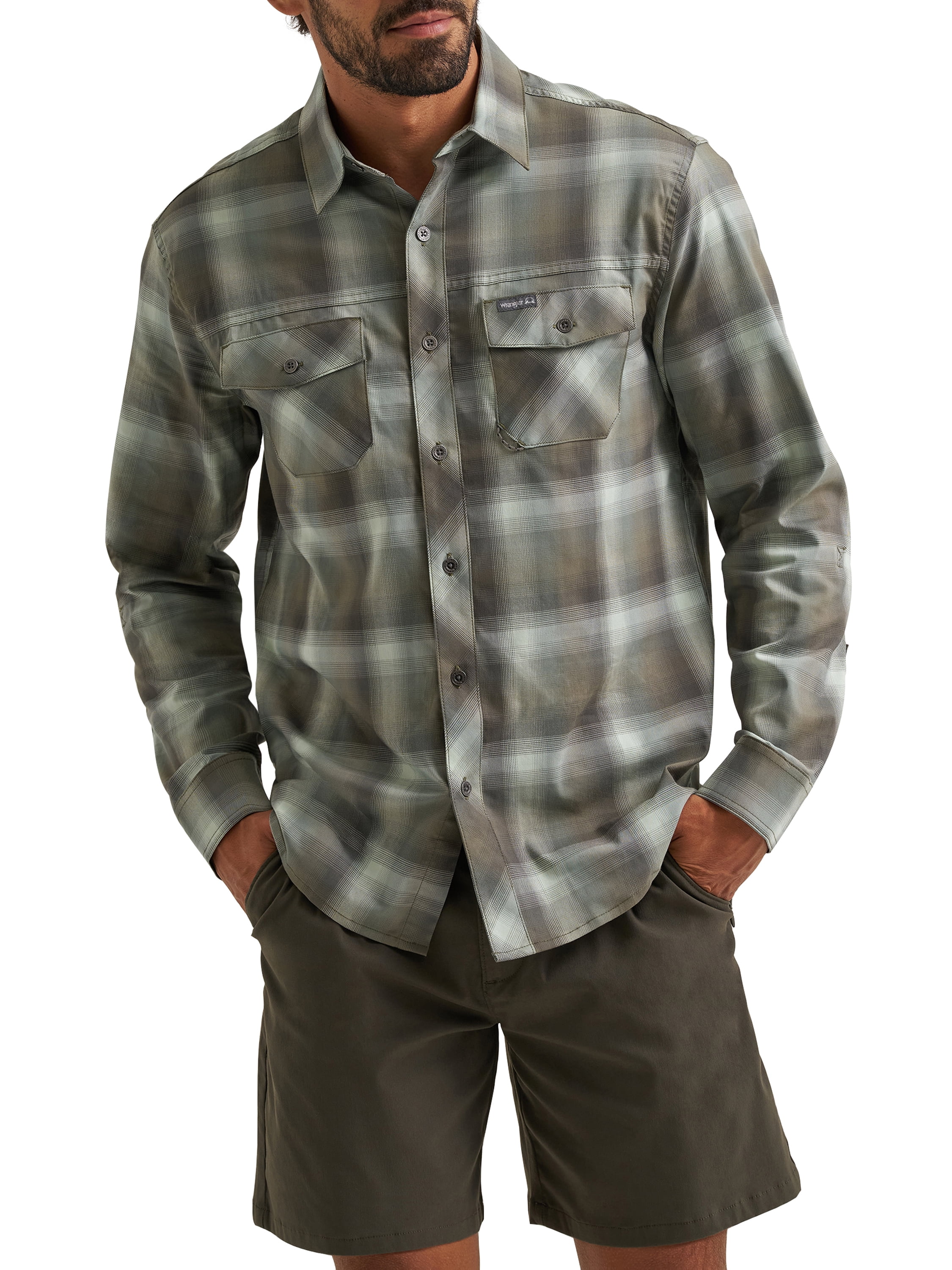 Wrangler Mens Long Sleeve All Season Stretch
