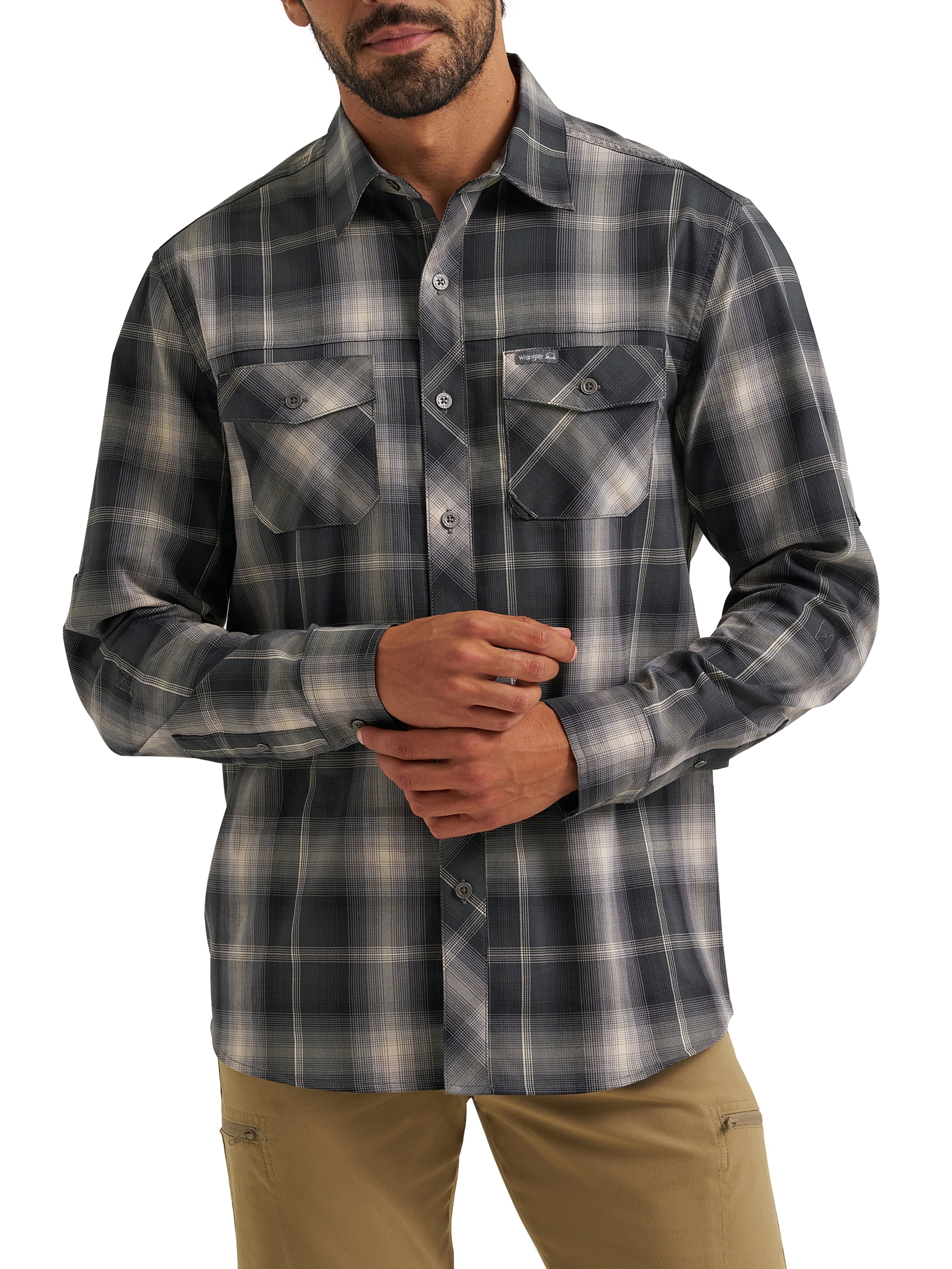 Wrangler Mens Long Sleeve All Season Stretch
