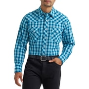 Wrangler  Mens and Big Mens Regular Fit Long Sleeve Western Shirt, Sizes S-5XL