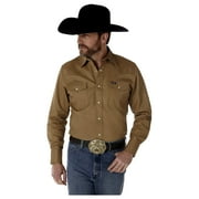 Wrangler Mens MS71519 Men`s Snap Shirt XX-Large/Tall Rawhide