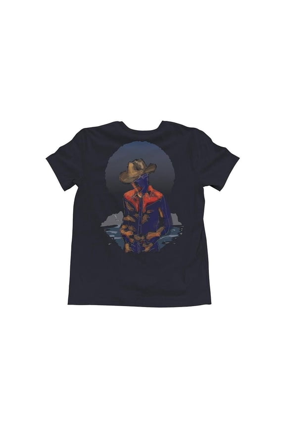 Mens Navy Graphic Tee