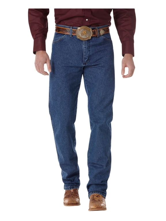 Mens Original Fit Cowboy Cut Jeans - Stonewashed (Extended Length)