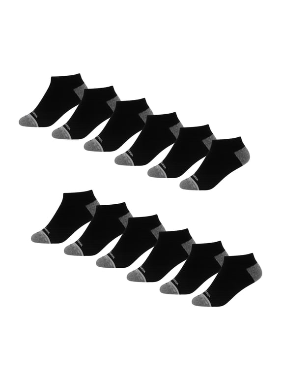 Mens Performance No Show Sock, 12 pack