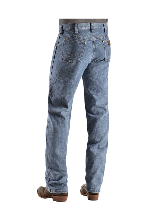 Men's Stone Beach Light Wash Premium Performance Bootcut Jeans Light Stone 33W x 36L  US