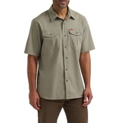 Wrangler® Men's Relaxed Stretch Short Sleeve Shirt, Sizes S-5XL