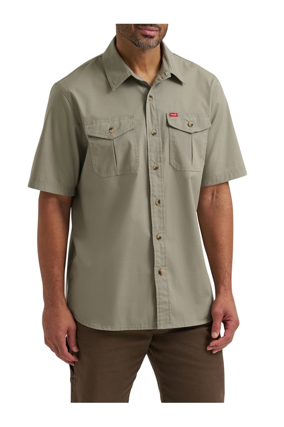 ® Men's Relaxed Stretch Short Sleeve Shirt, Sizes S-5XL