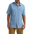 thumbnail image 1 of Wrangler® Men's Relaxed Stretch Short Sleeve Shirt, Sizes S-5XL, 1 of 3