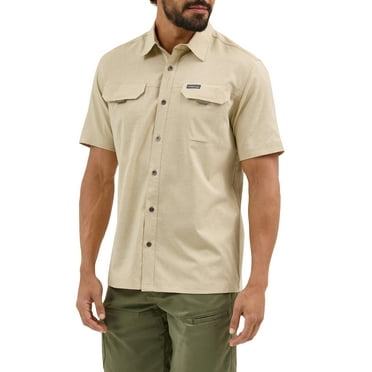 Wrangler® Outdoor Men's Short Sleeve Thru Hike Shirt, Sizes S-3XL