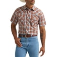 thumbnail image 1 of Wrangler® Men's and Big Men's Regular Fit Short Sleeve Western Shirt, Sizes S-5XL, 1 of 6