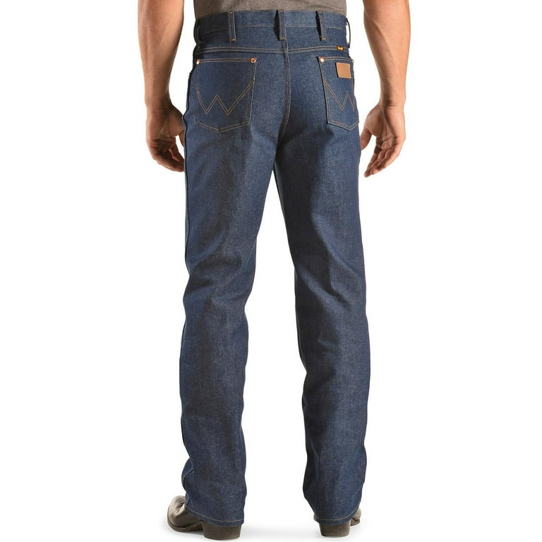Wrangler cowboy cut rigid indigo original hotsell fit jeans