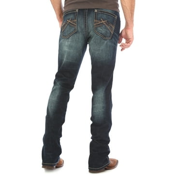 Wrangler Mens Slim Fit Straight Leg Jeans 44MWXDN