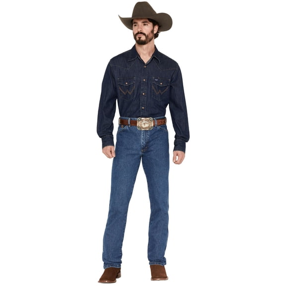 Wrangler Men's George Strait 936 Cowboy Cut Slim Jeans Denim 40W x 32L  US