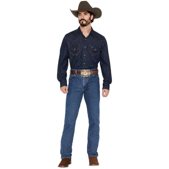 Wrangler Men's George Strait 936 Cowboy Cut Slim Jeans Denim 40W x 32L US